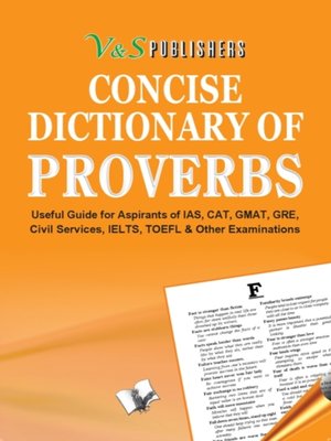 cover image of Concise Dictionary of Proverbs